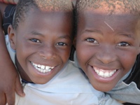 South African H.O.P.E. - Two Boys Smiling